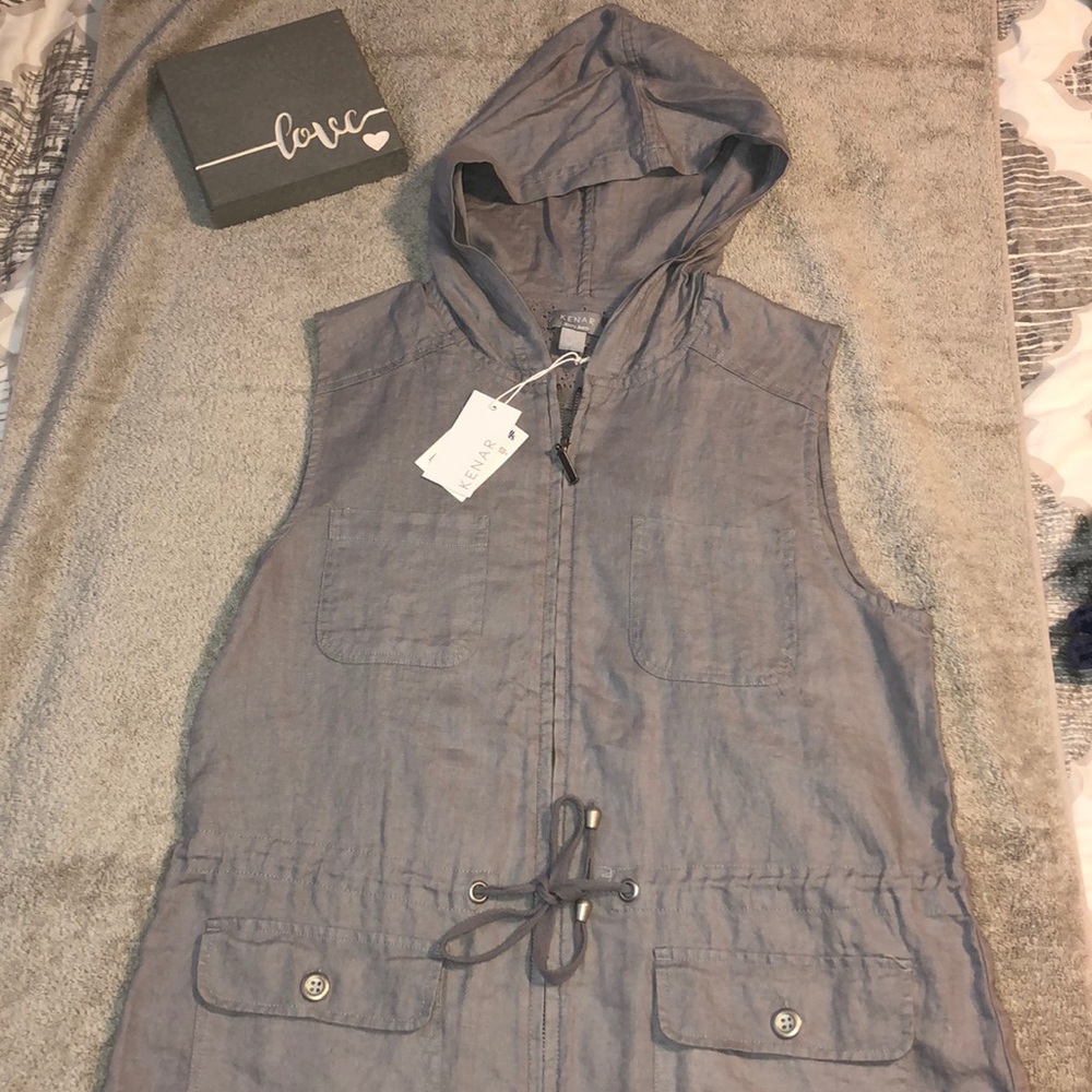 KENAR Gray Vest